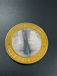 999 Fine Silver Gaming Token-SILVER CLUB