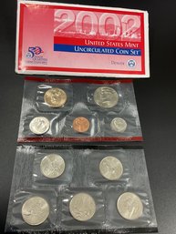 2002 U.S. Mint Uncirculated Coin Set DENVER