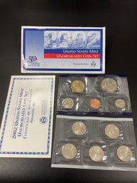 2002 U.S. Mint Uncirculated Coin Set PHILADELPHIA