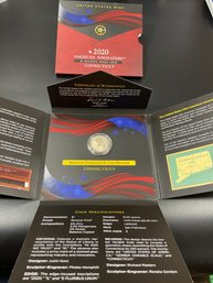 2020 American Innovations $1 Reverse Proof Coin CONNECTICUT