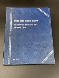 Lincoln Head Cent Collection Starting 1941