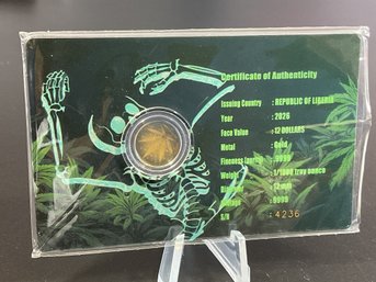 1/1000 Ounce 999 Fine Gold