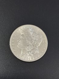 1884 O Morgan Silver Dollar