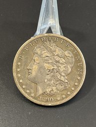1890 CC Morgan Silver Dollar