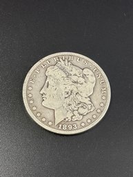 1893 Morgan Silver Dollar