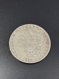 1894 O Morgan Silver Dollar