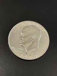1973 S Proof Silver Eisenhower Dollar