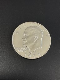 1974 S Proof Silver Eisenhower Dollar
