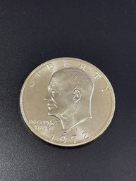 1972 S Eisenhower Silver Dollar