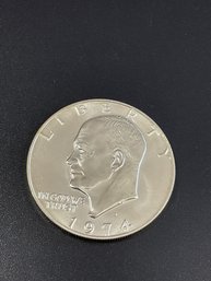 1974 S Eisenhower Silver Dollar