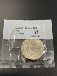 1963 Franklin Silver Half Dollar