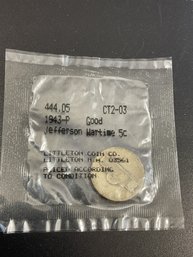 1934 P Wartime Jefferson Nickel