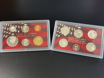 2004 U.S. Mint 50 State Quarters Silver Proof Set