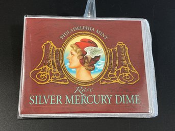 1943 Rare Philadelphia Mint Silver Mercury Dime