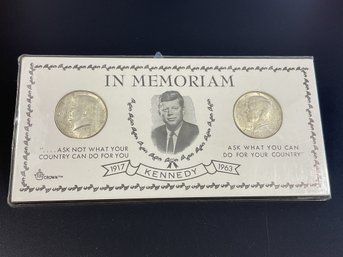 In Memoriam Kennedy Half Dollar Coins