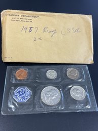 1957 U.S. Mint Proof Coin Set