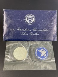 1971 Eisenhower Uncirculated Silver Dollar