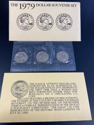 1979 Susan B. Anthony Dollar Souvenir Set