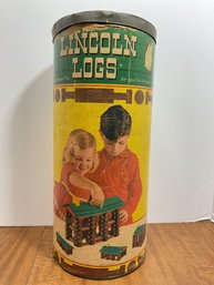 Vintage Lincoln Log Set