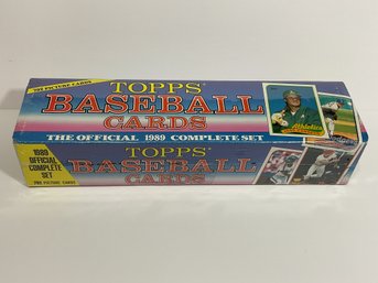 1989 Official Complete TOPPS Major League Baseball Cards Set