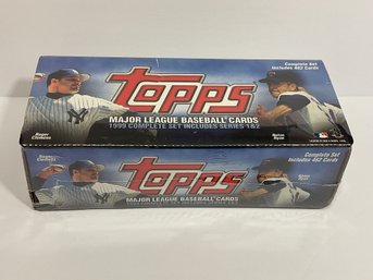 1999 TOPPS Major League Baseball Cards Complete Set Series 1 & 2