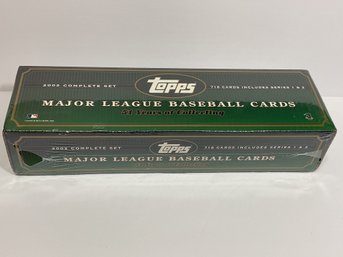 2002 TOPPS Major League Baseball Cards Complete Set Series 1 & 2