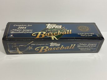 2004 TOPPS Major League Baseball Cards Complete Set Series 1 & 2