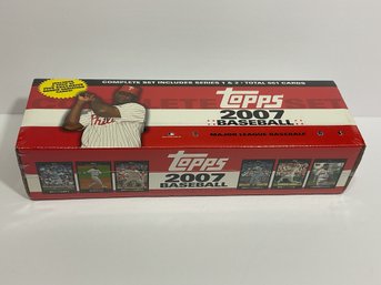 2007 TOPPS Major League Baseball Cards Complete Set Series 1 & 2