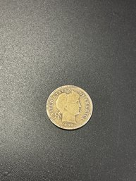 1908 D Barber Dime