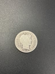 1912 D Barber Dime