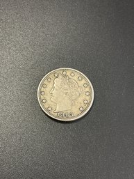 1883 V Nickel NO CENTS