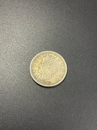 1883 V Nickel NO CENTS
