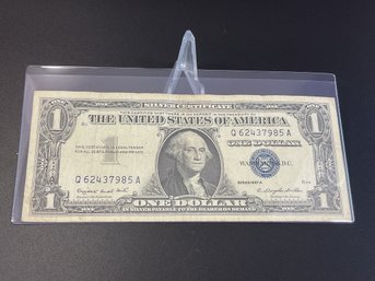 1957 A $1 Silver Certificate