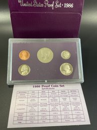 1986 U.S. Mint Proof Set