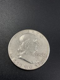 1963 D Franklin Half Dollar