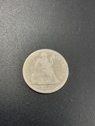 1875 Seated Liberty Dime