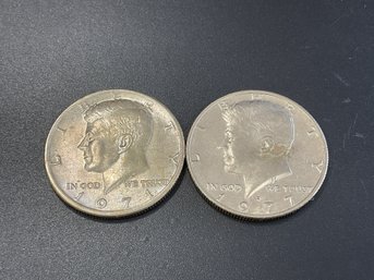 Kennedy Half Dollars-lot Of 2