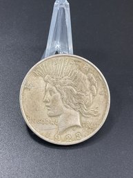 1923 D Peace Silver Dollar