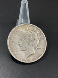 1923 D Peace Silver Dollar