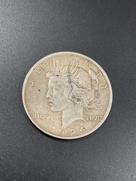 1924 Peace Silver Dollar