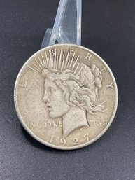 1927 S Peace Silver Dollar