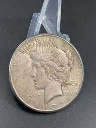 1927 Peace Silver Dollar