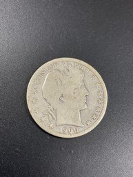 1900 O Barber Half Dollar