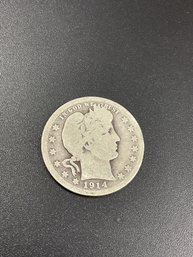 1914 Barber Quarter
