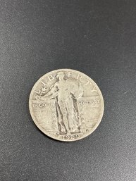 1929 S Standing Liberty Quarter