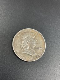 1954 D Franklin Half Dollar
