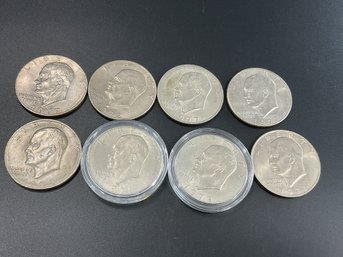 Eisenhower Dollars-lot Of 8