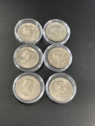 Susan B. Anthony Dollars-lot Of 6