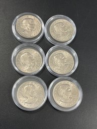 Susan B. Anthony Dollars-Lot Of 6