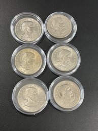 Susan B. Anthony Dollars-Lot Of 6